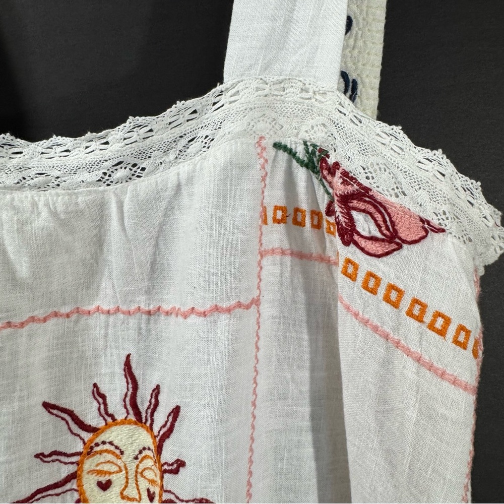 Pilcro Embroidered patchwork Crop Top - image 10